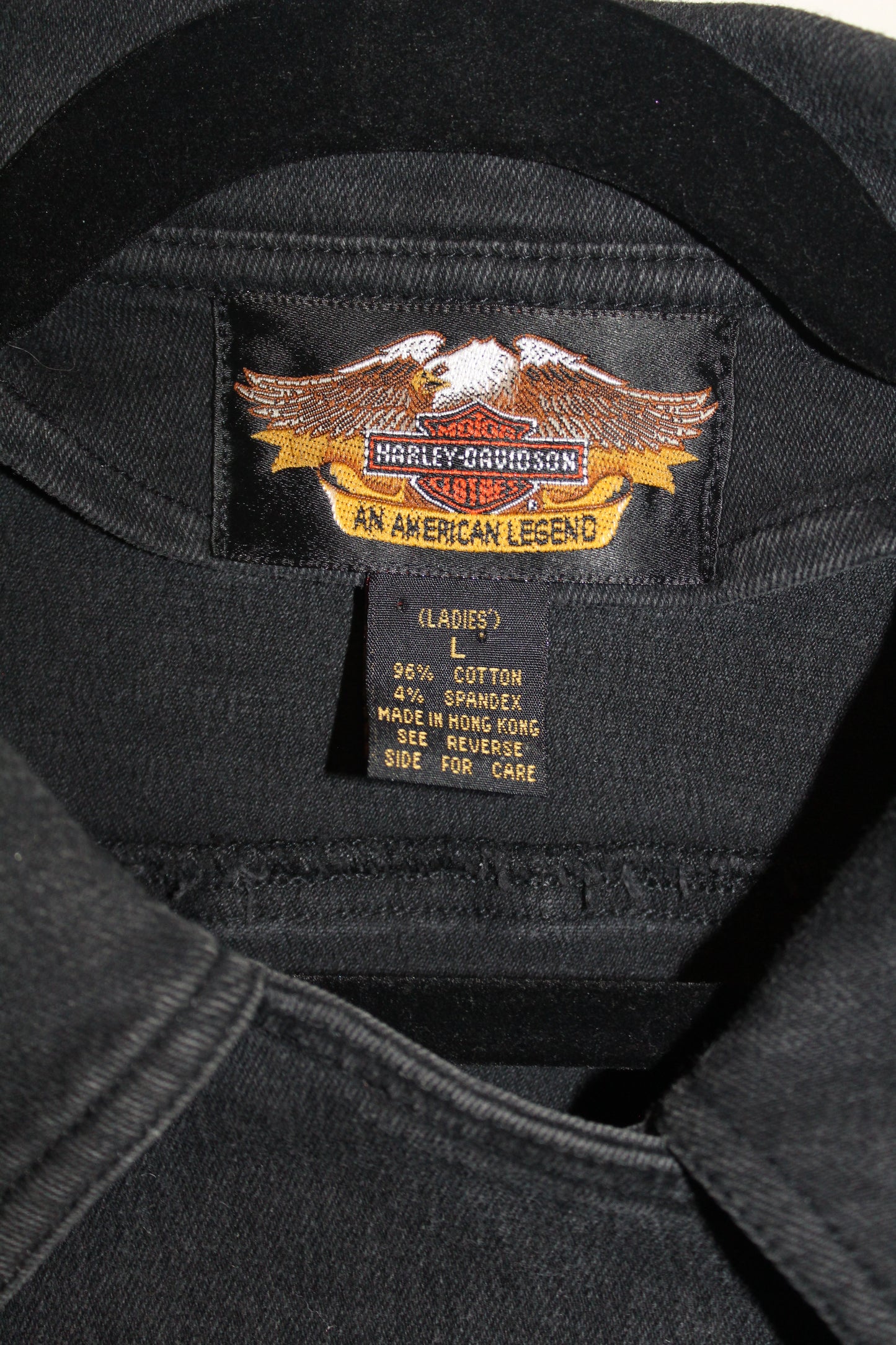 HARLEY DAVIDSON DENIM VINTAGE BIKER JACKET