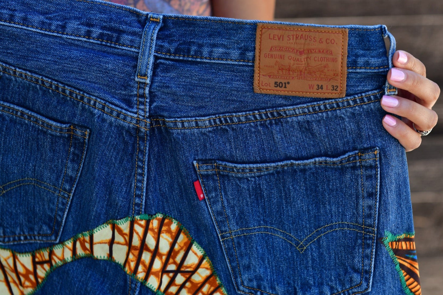 003 REWORKED JEANS - W34