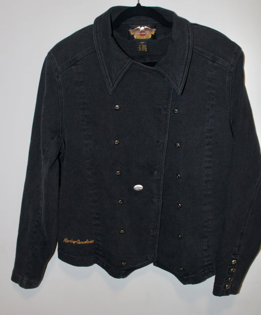 HARLEY DAVIDSON DENIM VINTAGE BIKER JACKET
