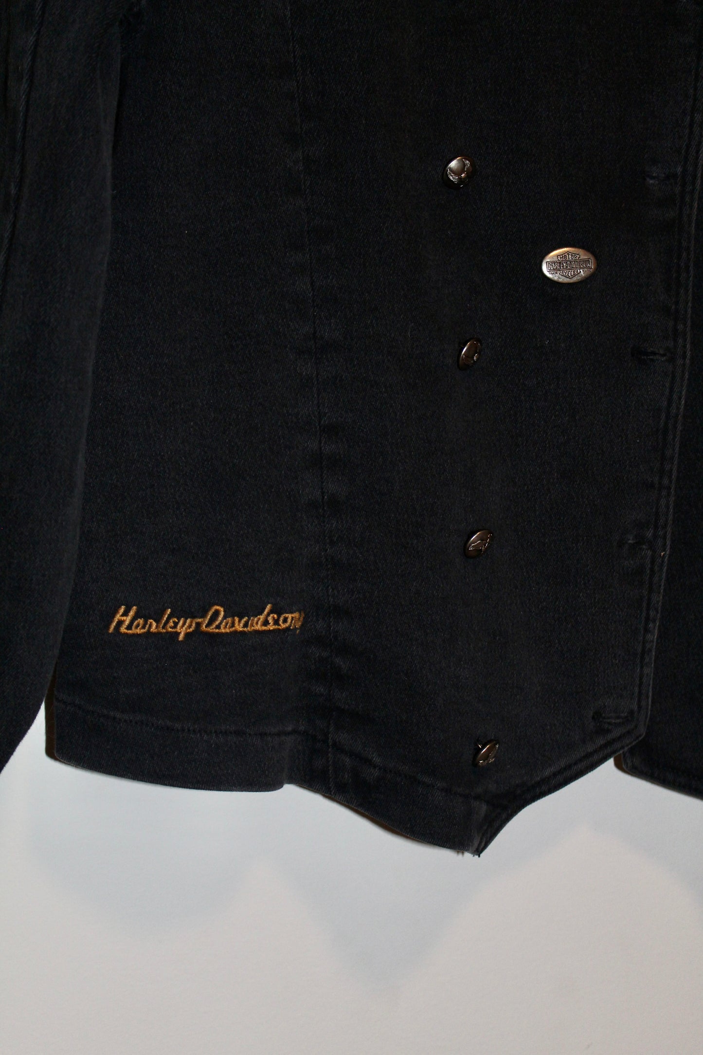 HARLEY DAVIDSON DENIM VINTAGE BIKER JACKET