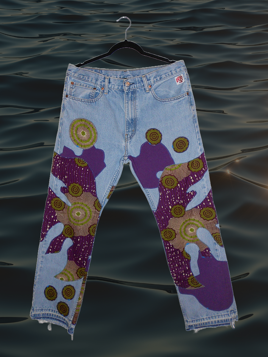 004 REWORKED JEANS - W34
